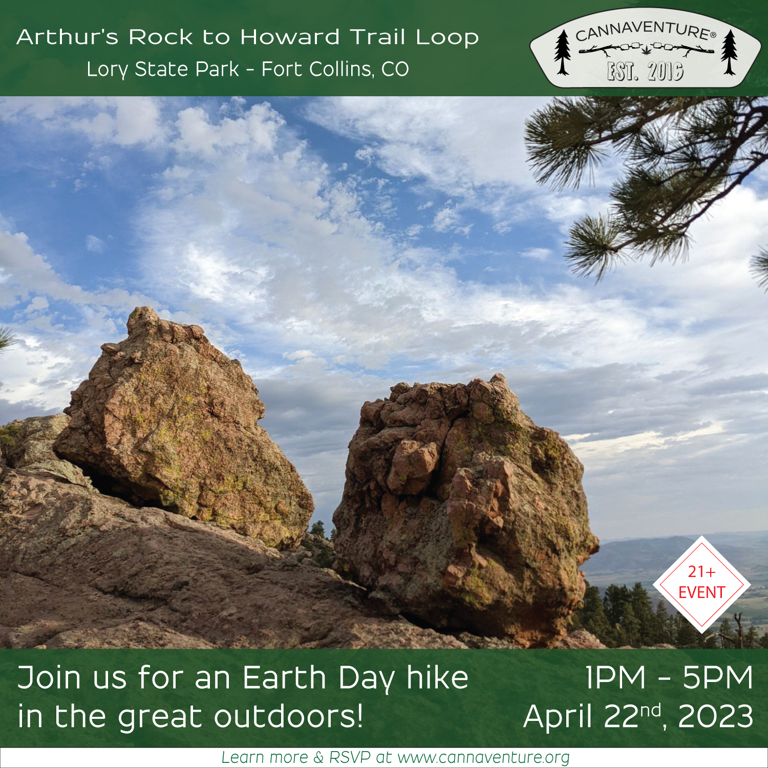 Arthur’s Rock to Howard Trail Loop – CO Hike – April 2023